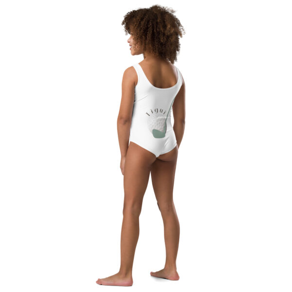 Maillot de Bain Pour Fille, Imprimé logo – Image 3