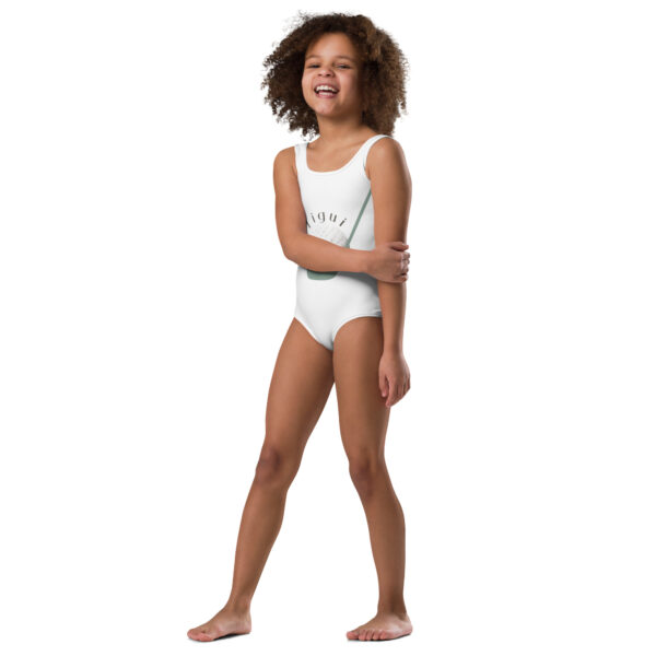 Maillot de Bain Pour Fille, Imprimé logo – Image 4